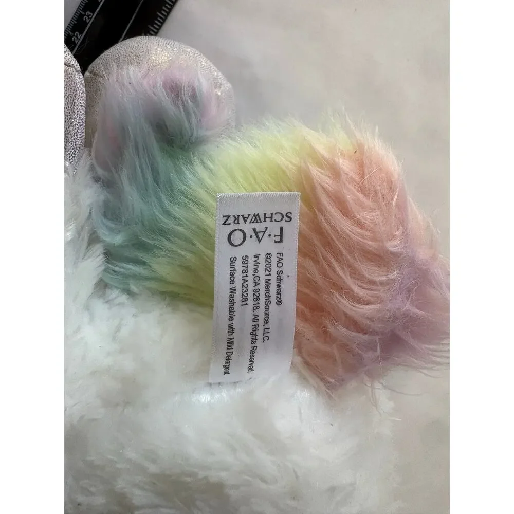 FAO Schwarz Glow Brights Unicorn Plush 15